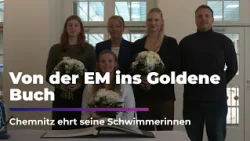 From the European Championships to the Golden Book: Chemnitz Honors Its Swimmers | Sachsen Fernsehen