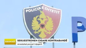 SEKUESTROHEN CIGARE KONTRABANDË/ Arrestohet pronari i dyqanit