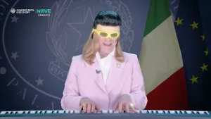 Fratelli, peccato che la Meloni non vada a Sanremo, perché io me la sono immaginata così…
