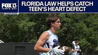 Florida student-athlete's heart defect caught thanks to new law
