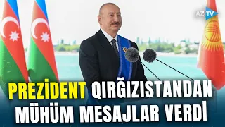 Azərbaycan və Qırğızıstan prezidentləri mətbuata bəyanatlarla çıxış etdilər – TAM VİDEO