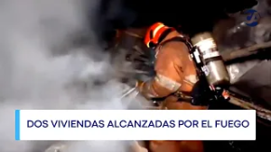 Incendio estructural en Villa Nueva