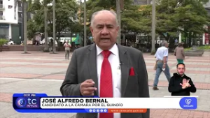 José Alfredo Bernal en el espacio informativo #PerfilesDeLaDemocracia en Telecafé Noticias