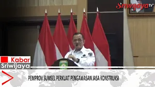 South Sumatra Provincial Government Strengthens Construction Services Oversight