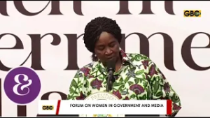 Вице-президент Наана Джейн Опоку Агьеманг произнесла впечатляющую речь на форуме «Женщины в прави...