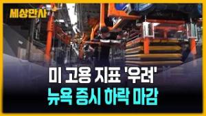 아리송한 고용 지표에 뉴욕증시 하락…물가에 촉각 [세상만사] #뉴욕증시 #고용지표