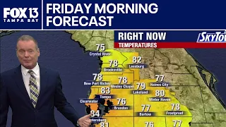 Tampa weather | Friday morning forecast