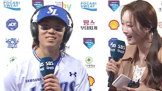 So close to a cycle... Kim Seong-yoon, despite 3 hits and 3 RBIs, says "I have regrets" | Intervi...