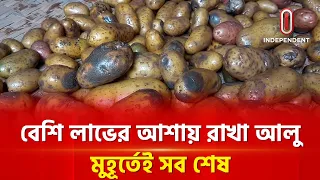 বেশি লাভের আশায় রাখা আলু, মুহূর্তেই সব শেষ | Cold Storage | Potato | Independent TV