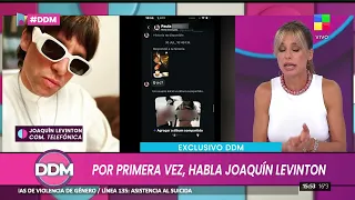 📢 POR PRIMERA VEZ, HABLA JOAQUÍN LEVINTON:  "Estoy siendo acosado por esta persona hace 7 años"