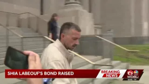 Actor Shia Labeouf runs from New Orleans court after being ordered to treatment program