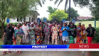 PROTEST: Natives Of Orior-Ozolua And Ute Condemn Alleged Harassment By Uhunmwode LG Chairman