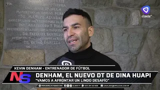 Kevin Denham, the new coach of Dina Huapi