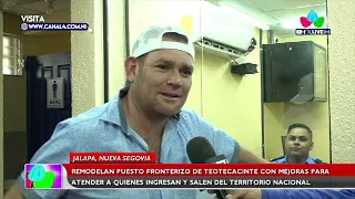 🇳🇮 Nueva Frontera de Teotecacinte: Así avanza la remodelación del puesto fronterizo