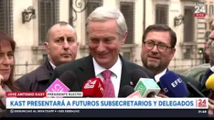 Estos serían los subsecretarios y delegados del gobierno de José Antonio Kast