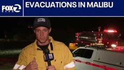 Wildfire forcing evacuations in Malibu | KTVU