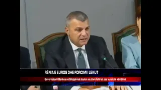 RËNIA E EUROS DHE FORCIMI I LEKUT