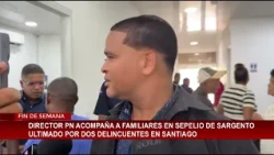 National Police Director accompanies family of sergeant killed in Santiago