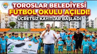 Toroslar Municipality soccer school is now open... @Kanal33mersin