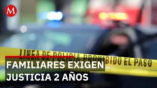 Victims' families march in Salamanca following attack on rehabilitation center