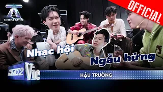 BTS: Son.K invites Quang Hung MasterD and HURRYKNG to film "Cay Cau Tinh Ai," the guys gather to ...