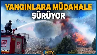 Söndü Sanılırken Ters Rüzgar Vurdu, Alevler Evlere Kadar Dayandı! | NTV