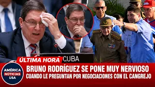 Bruno Rodríguez SE PONE MUY NERVIOSO cuando le preguntan por negociaciones con El Cangrejo