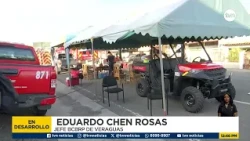 Earthquake in Panama: Santiago Firefighters operate from tents after station damaged by tremor