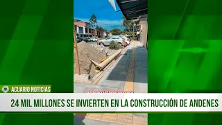 24 Billion Pesos Invested in Rionegro for Sidewalk Construction