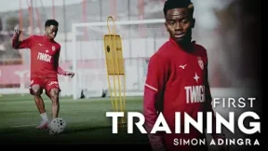 Premier entraînement d’Adingra avec le groupe - AS MONACO