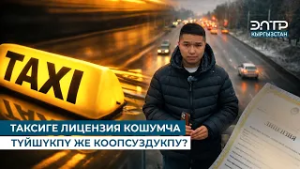 ТАКСИГЕ ЛИЦЕНЗИЯ ЭМНЕ ҮЧҮН КЕРЕК?