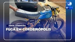 ON AIR - Minor apprehended after high-speed police chase in Cordeirópolis