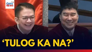 'Psst! Tulog ka na?' - Pabirong hirit ni Raffy Tulfo kay Chiz Escudero kung tulog na siya | GMA News