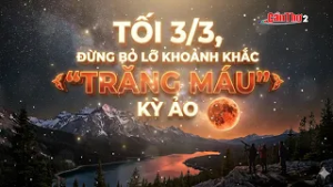 Tối 3/3, đừng bỏ lỡ khoảnh khắc“trăng máu” kỳ ảo | Cần Thơ
