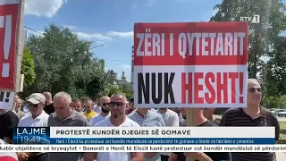 Hani i Elezit ka protestuar sot kundër mundësisë së përdorimit të gomave si lëndë në fabrikën