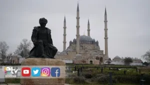 SELİMİYE CAMİİ'NDE TARTIŞMA KONUSU OLAN KUBBE YAZILARI UZUN BİR ARADAN SONRA İLK KEZ GÖRÜNTÜLENDİ