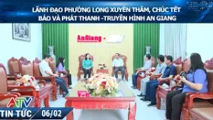 LÃNH ĐẠO PHƯỜNG LONG XUYÊN THĂM CHÚC TẾT BÁO VÀ PHÁT THANH -   TRUYỀN HÌNH AN GIANG