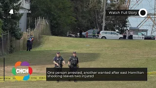 One person arrested, another wanted after east Hamilton shooting leaves two injured