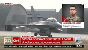 Avioane F-16 ridicate de la sol, dronele au ajuns și pe teritoriul României