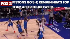Detroit Pistons end week with third straight victory