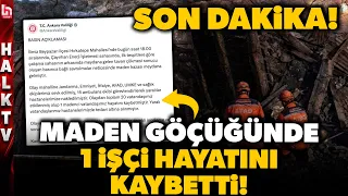 BREAKING NEWS! FIRST STATEMENT FROM THE ANKARA GOVERNOR'S OFFICE! 1 dead, 20 injured in mine coll...