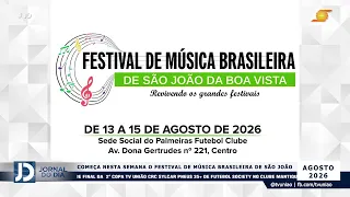 COMEÇA NESTA SEMANA O FESTIVAL DE MÚSICA BRASILEIRA DE SÃO JOÃO