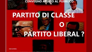 The Left: A Working-Class or Liberal Party? A Conference in Sarzana 09/23/2026