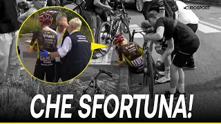 VINGEGAARD disaster! Misses the turn, hits his right shoulder and WITHDRAWS | TOUR DE FRANCE 2026