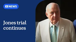 Complainant 'distraught' when Alan Jones put hand under table at lunch, trial hears | ABC NEWS