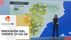 El tiempo en Aragón viernes 27 de febrero
