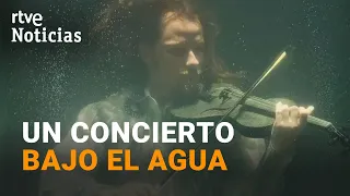 Menorca hosts first ‘Aquasonic’ underwater concert with diver musicians | RTVE Menorca