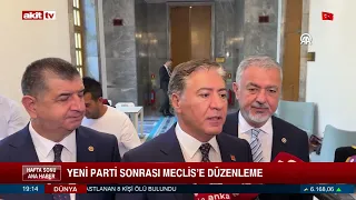 Reorganization in Parliament After the New Party