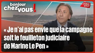 Jérôme Guedj: "I don't want the campaign to become Marine Le Pen's legal drama"