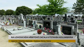 LOVOSICE: V areálu městského hřbitova začala výstavba kolumbária